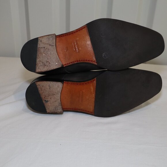 Magnanni Men's Marco Single Monk Strap Loafer Dress Shoe Gray Size 8.5M Leather - Picture 5 of 10